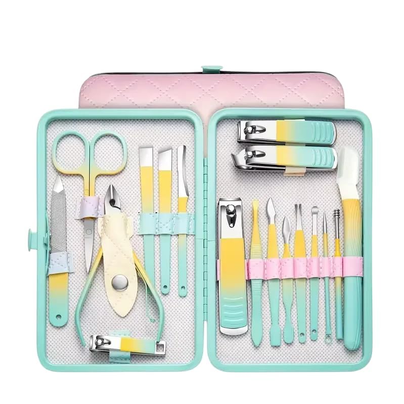 Pastel 19-Piece Manicure & Pedicure Set