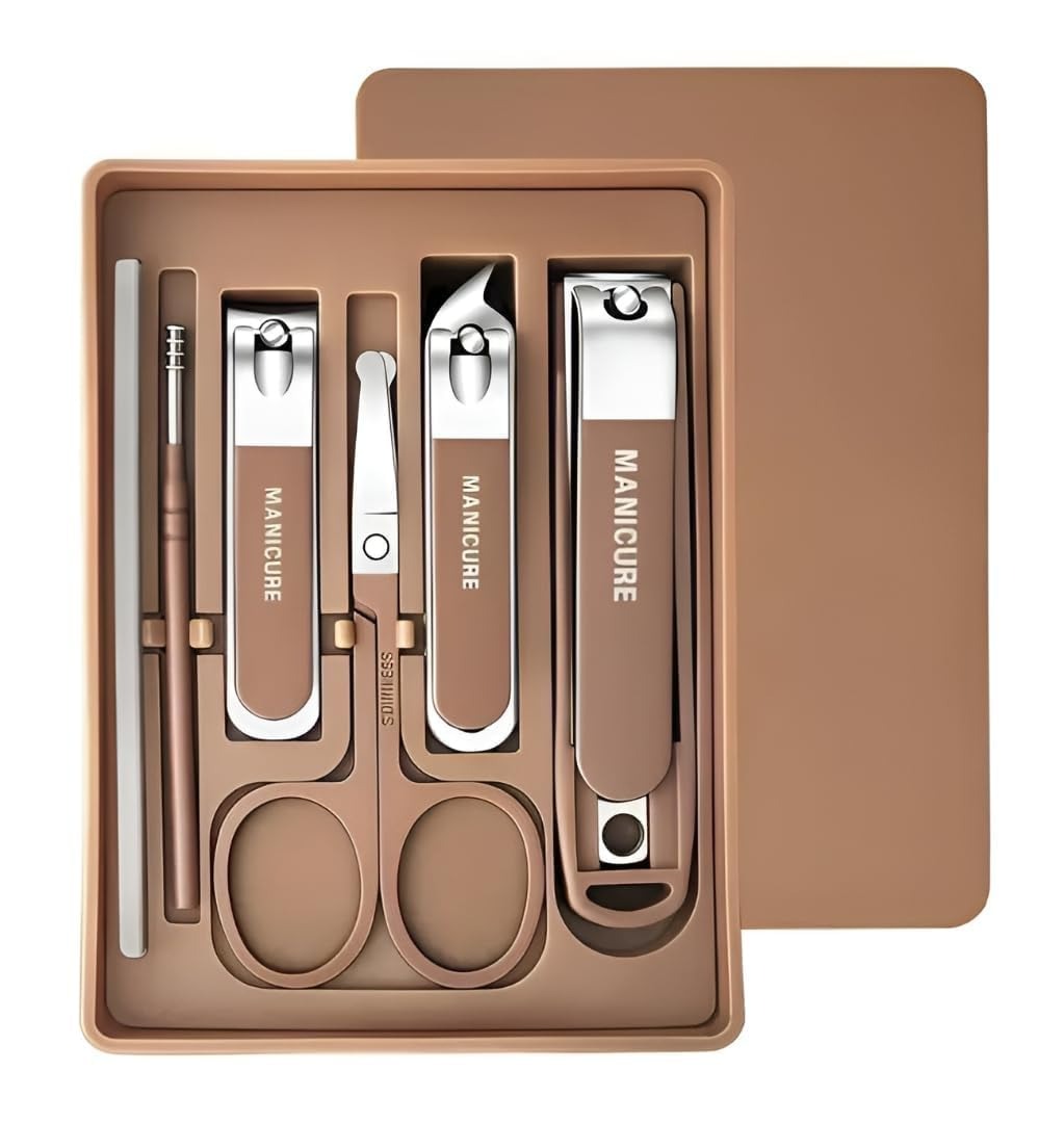Brown 7-Piece Manicure Set